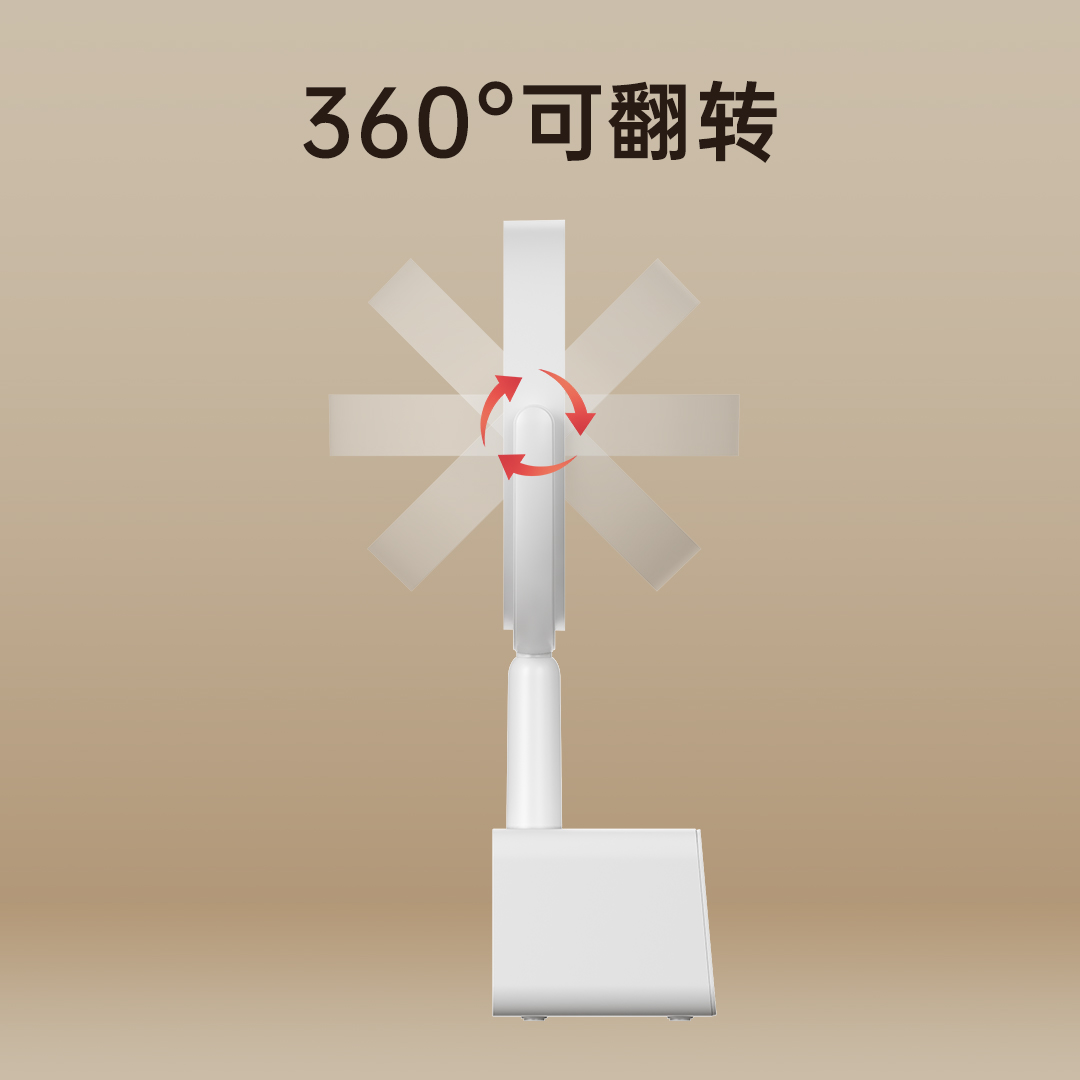 LED化妆镜 简约台式双面镜 学生用放桌上